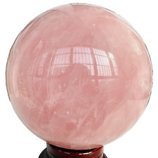 Natural Pink Rose Quartz Sphere Crystal Ball Decor Reiki Healing 4.8LB picture