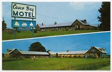 Casco Bay Motel Freeport Maine Chrome Unposted Postcard picture