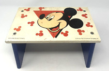Vintage 1950s Disney Mickey Mouse Wooden Stool - American Toy & Furniture Co. picture