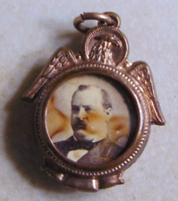*ORIGINAL* 1888 Grover Cleveland Key-Hook Badge  picture