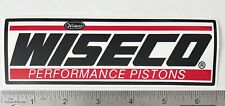 Wiseco Performance Pistons - Vintage Automotive Racing Sticker 6-3/8