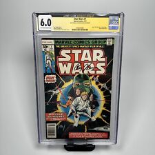 Star Wars Comic #1 - JSA AUTHENTICATED Signed by Roy Thomas - CGC x JSA 6.0 picture