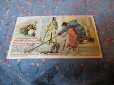 Old Trade Card W Duke Sons & Co Duke's Honest Long Cut Smoking  2 1/2 x 4 3/16 I picture