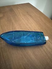 Vintage AVON Gone Fishing Glass Boat (bottle only) Missing Pieces picture