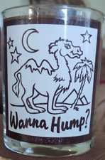 Vintage 1970s Tumbler / Glass WANNA HUMP , Camel picture
