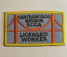 SAN FRANCISCO REGION SCCA - LICENSED WORKER (Patch) picture