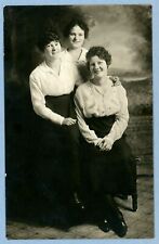 Three Happy Women RPPC Photo Postcard Florence Lorna Margie Kansas City Missouri picture