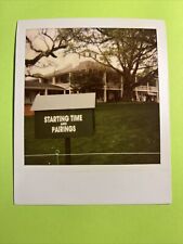 Original Polaroid Photograph From The 2008 Masters Tournament Clubhouse OOAK picture