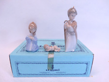 Lladro Mini Sagrada Jesus Familia #5.657 Ornaments Holy Family Nativity w/ Box picture