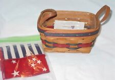 NEW RARE LEFT HANDED 1993 LONGABERGER ALL STAR BASKET WITH LINER & PROTECTOR  picture