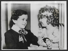 HOLLYWOOD SHIRLEY TEMPLE + DICKIE JACKSON VINTAGE 1930 ORIGINAL PHOTO picture