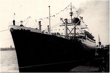 R.M.S. Carinthia Liner Steamship Leaving Liverpool 1956 Harold Jordan Postcard picture