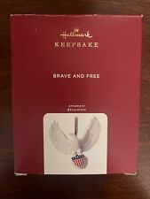 Hallmark Keepsake BRAVE AND FREE 2020 Eagle Ornament Damaged Box, NIB NEW, NWT picture