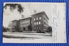 Vintage c1905 High School Malden Massachusetts MA Postcard picture