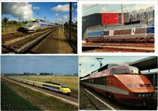 FRANCE TGV TRAIN RAILWAY 67 MODERN POSTCARDS with SOME DUPLICATIONS (L5515) picture