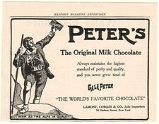 1908 Peter's Milk Chocolate High as Alps in Quality Ad picture
