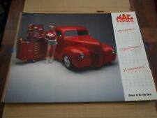 1940 Ford Hot Rod Mac Tools Poster 1989 Calendar Girl 24