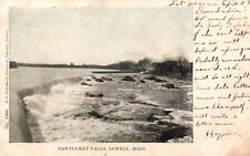 Postcard MA Lowell Massachusetts Pawtucket Falls 1906 UDB Vintage PC f2798 picture