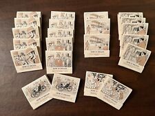 Vintage HOW IT BEGAN Unstruck Diamond Matchbook Matches Lot of 22 picture