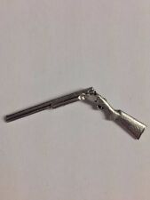Broken Shotgun T21 Made from Solid Fine English Pewter Pin Lapel Badge picture