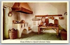 San Antonio Texas Tx Cocina Kitchen In Spanish Governors Palace Unp Postcard picture