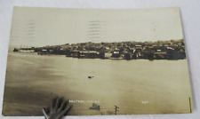 BELFAST, ME, RPPC, Waterfront, Shoreline, Harbor View, Eastern Illustrating Co. picture