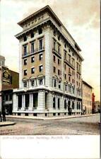 Norfolk, VA Virginia  VIRGINIA CLUB BLDG & Lowe & Millers Grocers 1912 Postcard picture
