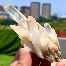 192G Natural white crystal Himalayan quartz cluster/mineral picture