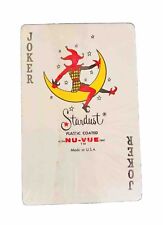 Stuart McGuire Stardust USA Nu-Vue Plastic Coated Playing Card Deck SEALED Vtg picture