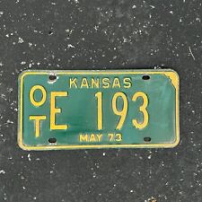 1973 Kansas License Plate Vintage Garage Decor Auto Tag Ottawa County E 193 picture
