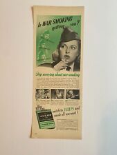 1942 JULEP Cigarettes Is War Smoking Getting You Pretty Girl Vintage Print Ad picture
