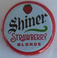 SHINER STRAWBERRY BLONDE used Beer CROWN Bottle CAP Spoetzl Brewing Shiner TEXAS picture