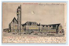 1914 HTL Hold to Light Union Station Depot St. Louis Missouri MO Postcard picture