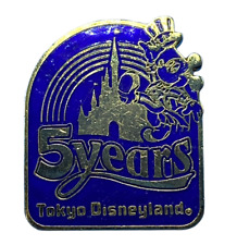 Disneyland 5 Years Tokyo Lapel Pin Hat Pin ￼￼Micky Mouse picture