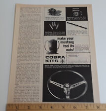 SHELBY AMERICAN PERFORMANCE EQUIPMENT ORIGINAL 1967 AD picture