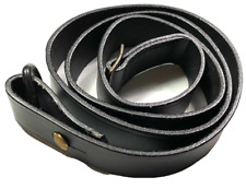 M1898/15 French Lebel Military Rifle Sling - Black Leather - WWI Reproduction picture