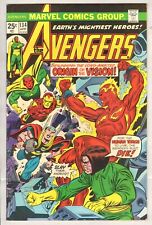 Avengers #134 (VF-) (1975, Marvel) [b] Vision Origin picture