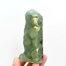 4in 161g Botryoidal Prehnite Epidote Crystal Tower, Namibia picture