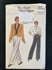 Vogue 9635 NEW Pleated Pants Wrap Blouse& Loose Jacket EASY Size 14-18 picture
