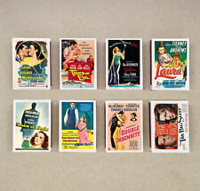 set of 8 matches Classic FILM NOIR movie poster reprint match holder printing picture