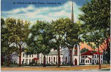 Postcard Church of the Holy Family Columbus Georgia picture