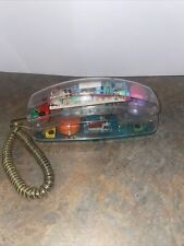 Unisonic Clear 80s Vintage See Through Retro Push Button Phone Model 6900 picture