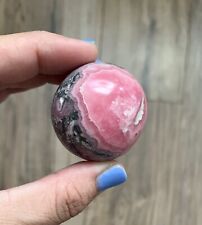 Rhodochrosite Sphere from Argentina  38mm 100 Grams With Display Stand picture