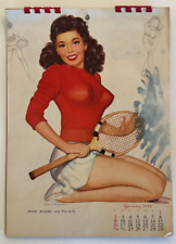 Vintage 1955 Jerry Thompson Complete Pin-Up Art Calendar Evelyn West picture