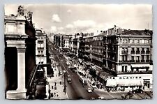 RPPC France Marseille La Canebiere Street Grand Cafe Glacier Vintage Postcard picture