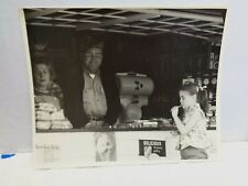 Vintage photo Little Girl at Snack Bar 1959 1960 matte 8 x 10