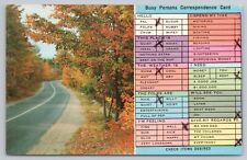 Busy Persons Correspondence Card Postcard, Fall Foliage 0784 picture