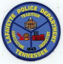 TENNESSEE TN LAFAYETTE POLICE NICE SHOULDER PATCH SHERIFF picture