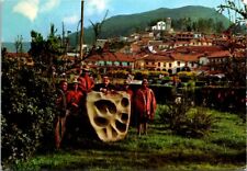 VINTAGE CONTINENTAL SIZE POSTCARD INCA STONE SHOWING THE 