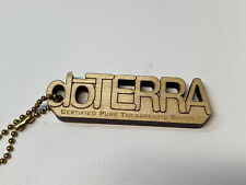 Nice Minty DOTERRA Essential Oils Wooden Key Chain Tag picture